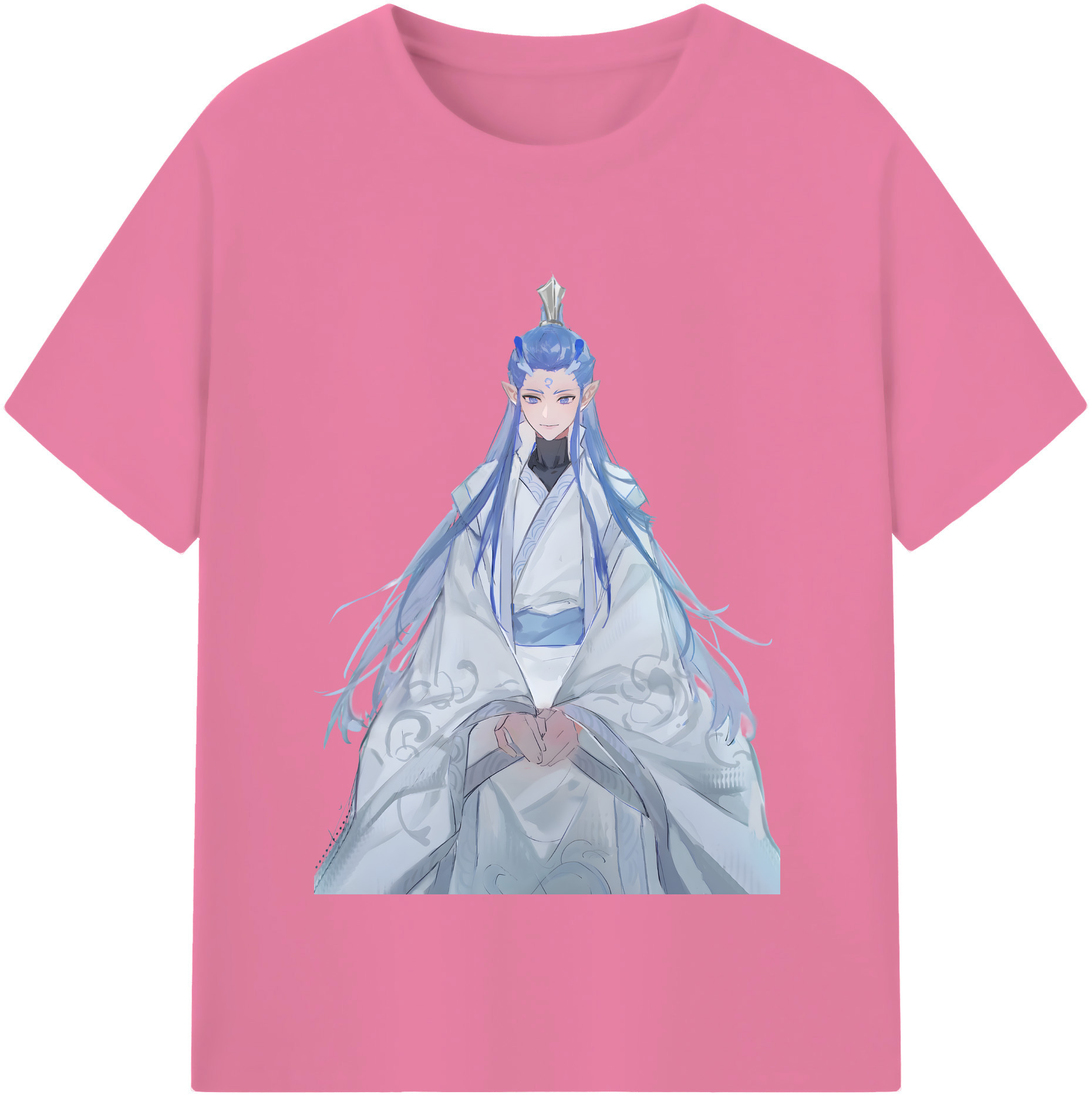 （画像用） Ne Zha 2 ナタ 魔童の大暴れ 綿100％半袖Tシャツ（フロントプリント）